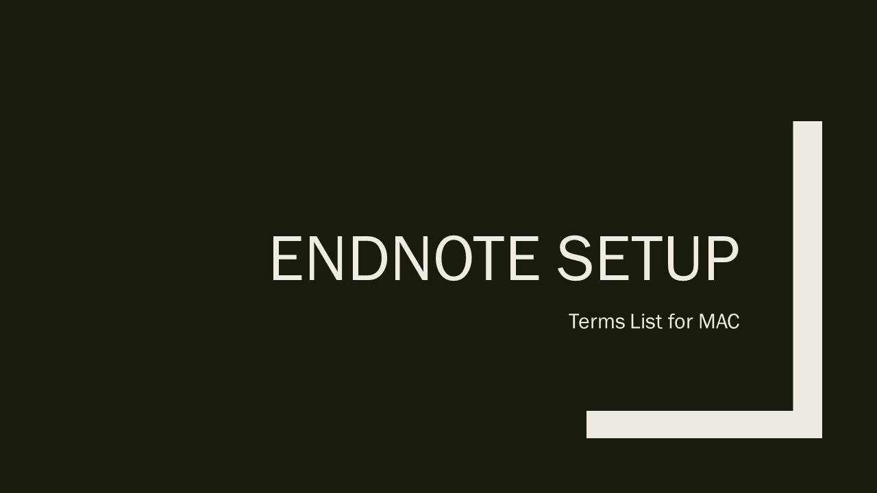 Get started with EndNote — slide 1